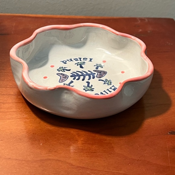 Louisville Stoneware pottery Hilton Head Island trinket dish bowl - Picture 6 of 9